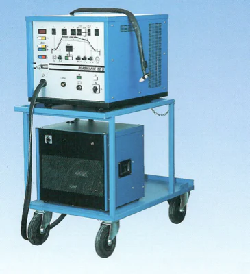 Oerlikon PlasmaFix 50 S: Mikroplasma-Stromquelle ab 0,05 A für feinste Arbeiten: Folien von 0,01 mm, Drahtgitter und kleine Armaturen.