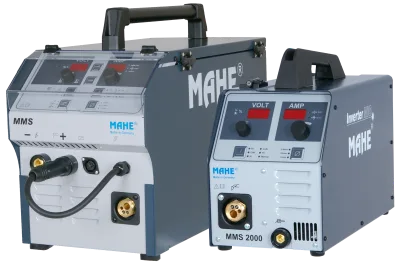 MAHE MMS 2000 / 3000 – Mobile, leichte MIG/MAG-Schweissmaschine für Montage und Werkstatt.