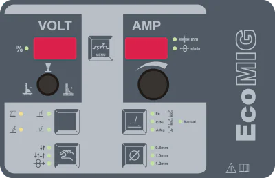 MAHE EcoMIG 3000 Digital Front Panel