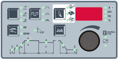 MAHE HyperCleaner CT 200: panel de control