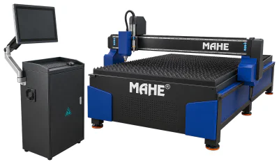 MAHE MPT 3001 – Tavolo di taglio al plasma CNC professionale, area di lavoro 3000 x 1500 mm, fornito in set con un generatore MAHE Theta.